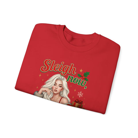 🎄 “Sleigh Now, Pay Tariffs Later” Sweatshirt | Political Christmas Humor 🎅💸