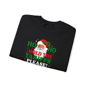 🎅 “Ho Ho, Hold The Tariffs Please" — Says Santa Sweatshirt | Political Christmas Humor 🎄