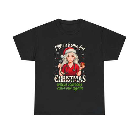 Nurse Christmas holiday T-shirt I&
