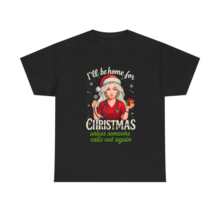 Nurse Christmas holiday T-shirt I&