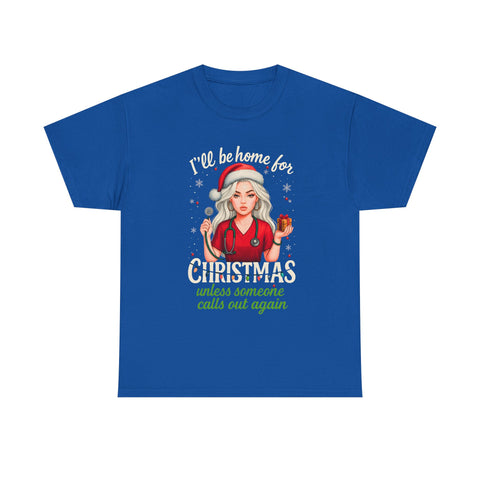 Nurse Christmas holiday T-shirt I&
