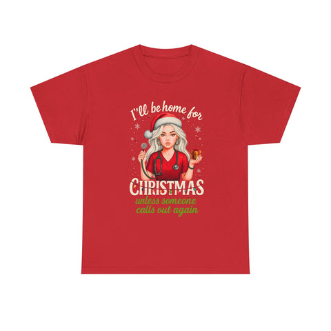 Nurse Christmas holiday T-shirt I&