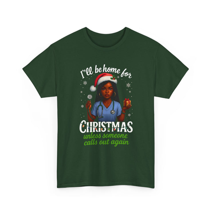 Funny nurse Christmas shirt, nurse holiday tee, sarcastic nurse shirt, Santa nurse graphic tee, Christmas nurse humor.