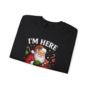 Santa with Tariffs Unisex Crewneck Sweatshirt | Christmas, Santa Crewneck Sweatshirt, Christmas Sweatshirt, Holiday Sweatshirt, Funny Santa, political humor
