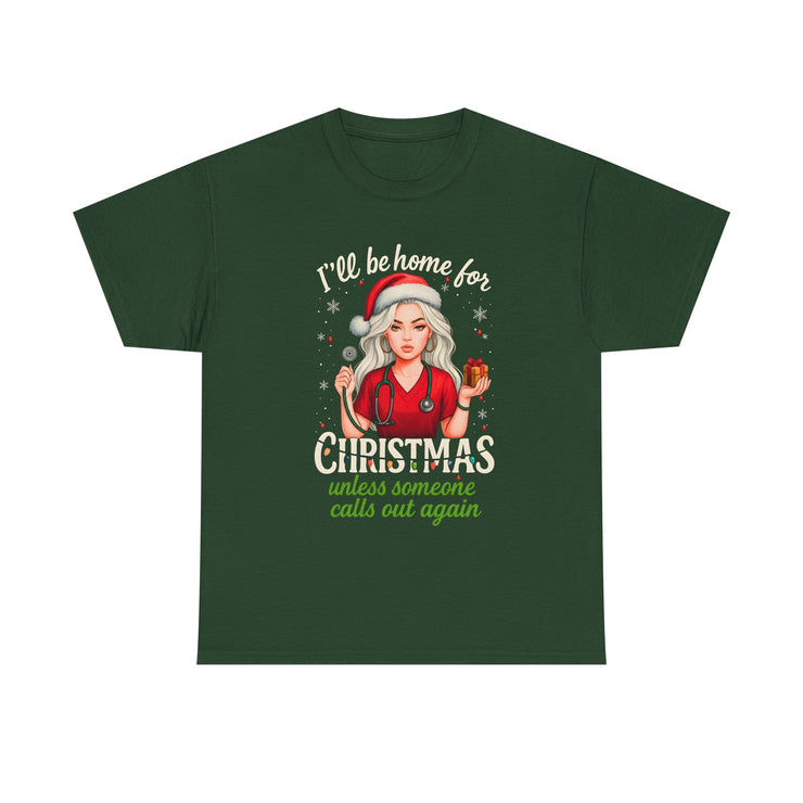 Nurse Christmas holiday T-shirt I&