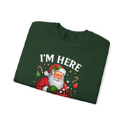 Santa with Tariffs Unisex Crewneck Sweatshirt | Christmas, Santa Crewneck Sweatshirt, Christmas Sweatshirt, Holiday Sweatshirt, Funny Santa, political humor
