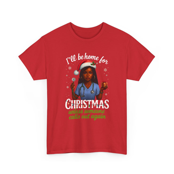 Funny nurse Christmas shirt, nurse holiday tee, sarcastic nurse shirt, Santa nurse graphic tee, Christmas nurse humor.