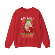 🎄 “Can I Just Be Ugly For One Day In Peace?” Christmas Sweatshirt Humor | Funny Holiday Woman Illustration 🎄