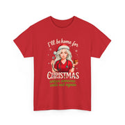 Nurse Christmas holiday T-shirt I'll Be Home for Christmas, Unless someone call in T-Shirt | Holiday Nurse Tee, Holiday Tee, Christmas Graphic Tee, Festive Nurse Shirt, Xmas