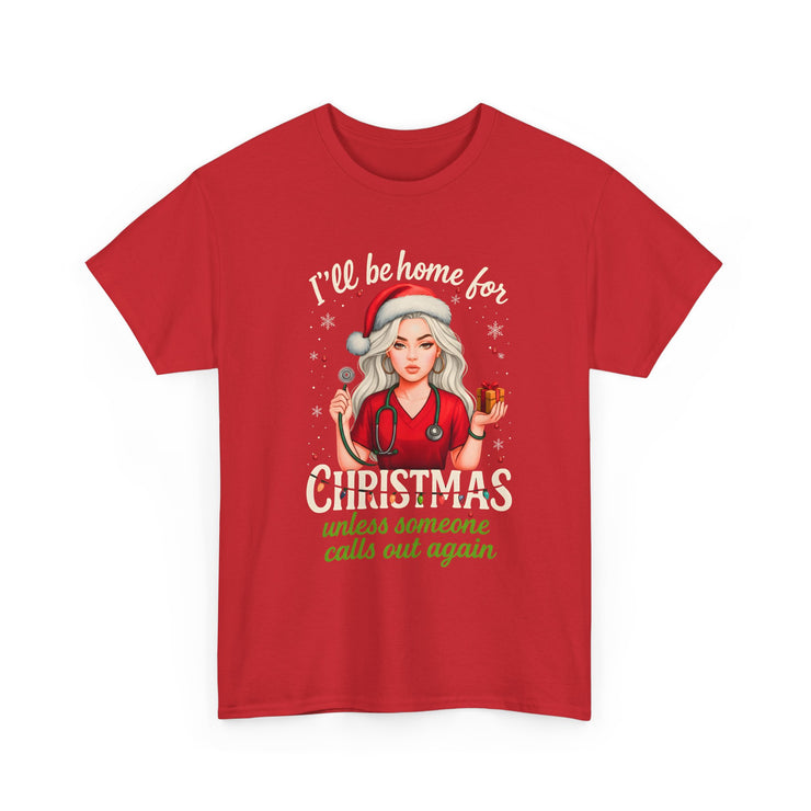 Nurse Christmas holiday T-shirt I&