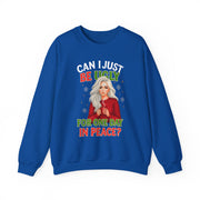 🎄 “Can I Just Be Ugly For One Day In Peace?” Christmas Sweatshirt Humor | Funny Holiday Woman Illustration 🎄