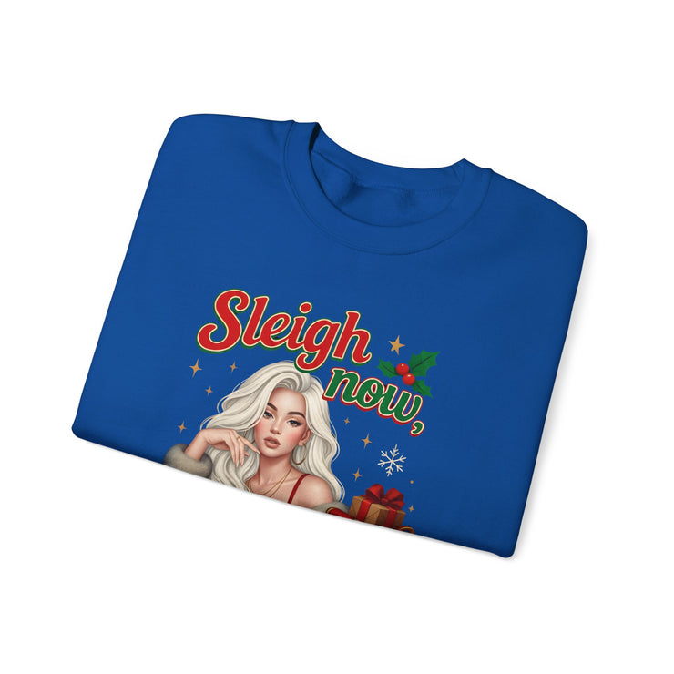 🎄 “Sleigh Now, Pay Tariffs Later” Sweatshirt | Political Christmas Humor 🎅💸