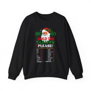 🎅 “Ho Ho, Hold The Tariffs Please" — Says Santa Sweatshirt | Political Christmas Humor 🎄
