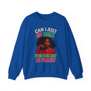 🎄 “Can I Just Be Ugly For One Day In Peace?” Christmas Humor Sweatshirt | Funny Holiday Woman Illustration 🎄