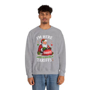 Santa with Tariffs Unisex Crewneck Sweatshirt | Christmas, Santa Crewneck Sweatshirt, Christmas Sweatshirt, Holiday Sweatshirt, Funny Santa, political humor
