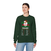 🎅 “Ho Ho, Hold The Tariffs Please" — Says Santa Sweatshirt | Political Christmas Humor 🎄