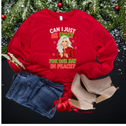 🎄 “Can I Just Be Ugly For One Day In Peace?” Christmas Sweatshirt Humor | Funny Holiday Woman Illustration 🎄