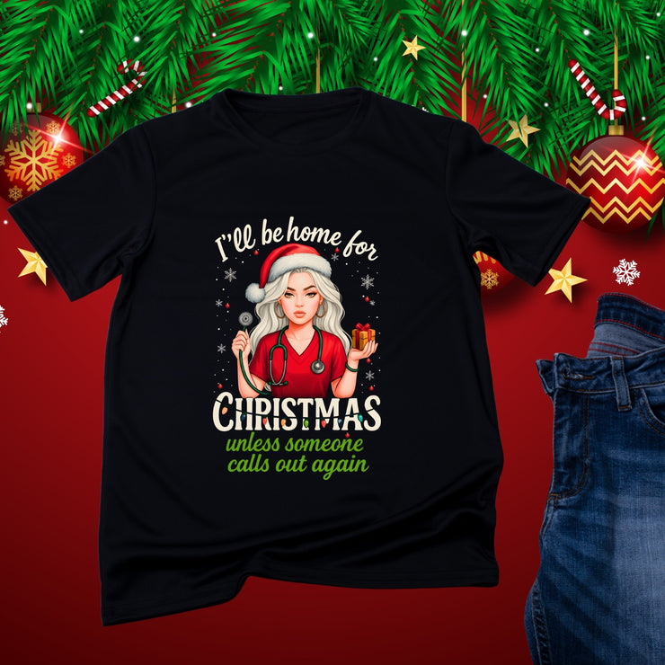 Nurse Christmas holiday T-shirt I&