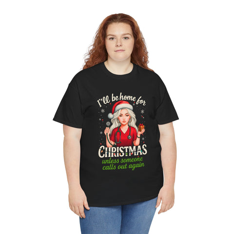 Nurse Christmas holiday T-shirt I&