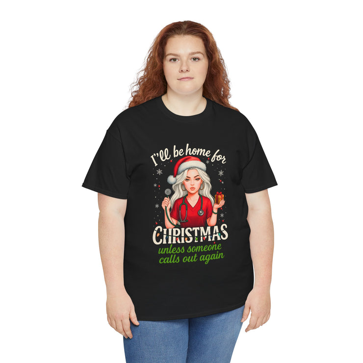 Nurse Christmas holiday T-shirt I&